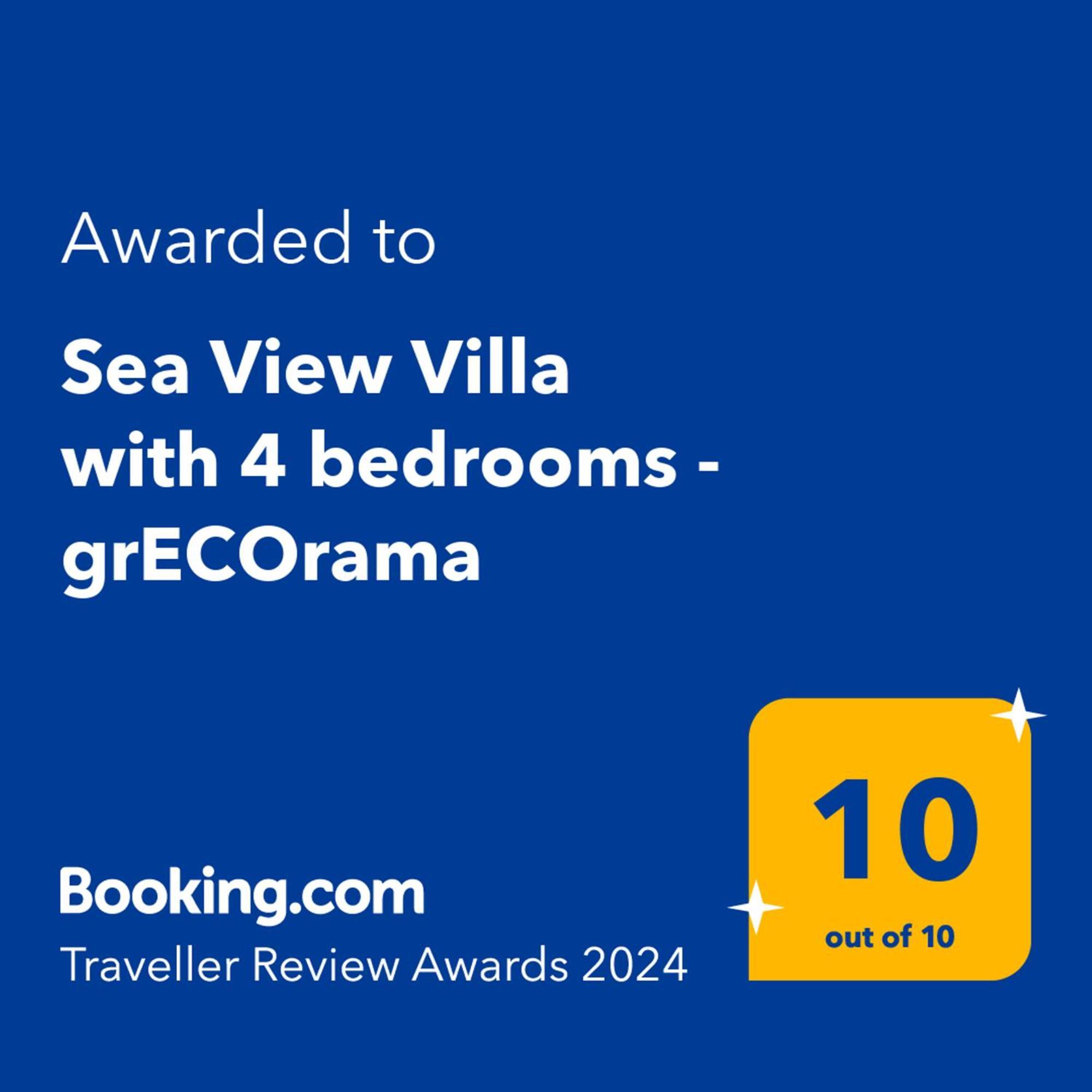 Monodhéndrion Sea View Villa With 4 Bedrooms - Grecorama מראה חיצוני תמונה